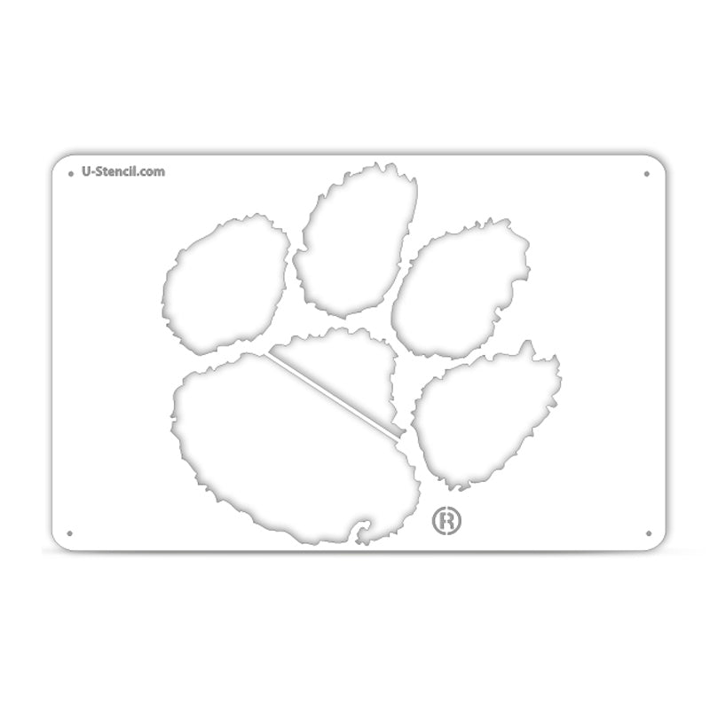 Clemson Tigers Primary Logo Tailgater Stencil