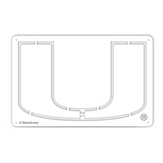 Miami Hurricanes Primary Logo Tailgater Stencil