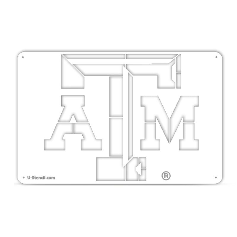 Texas A&M Aggies Primary Logo Tailgater Stencil