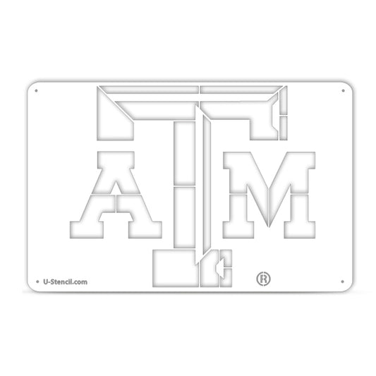 Texas A&M Aggies Primary Logo Tailgater Stencil