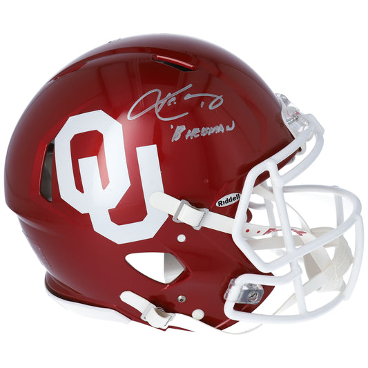 Kyler Murray Oklahoma Sooners Fanatics Authentic Autographed Riddell Speed Authentic Helmet with "18 Heisman" Inscription