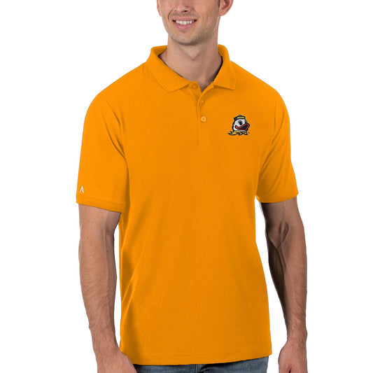 Men's Antigua Gold Oregon Ducks Legacy Pique Polo