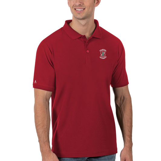 Men's Antigua Cardinal Stanford Cardinal Legacy Pique Polo