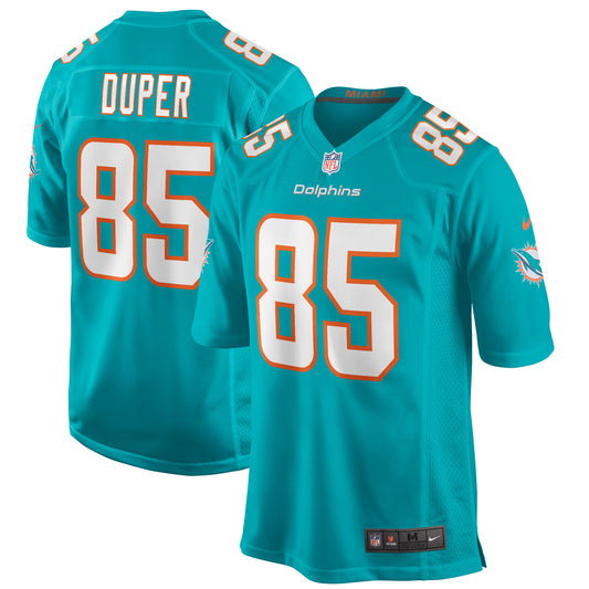 Men's Nike Mark Duper Aqua Miami Dolphins Game Retired Player Jersey