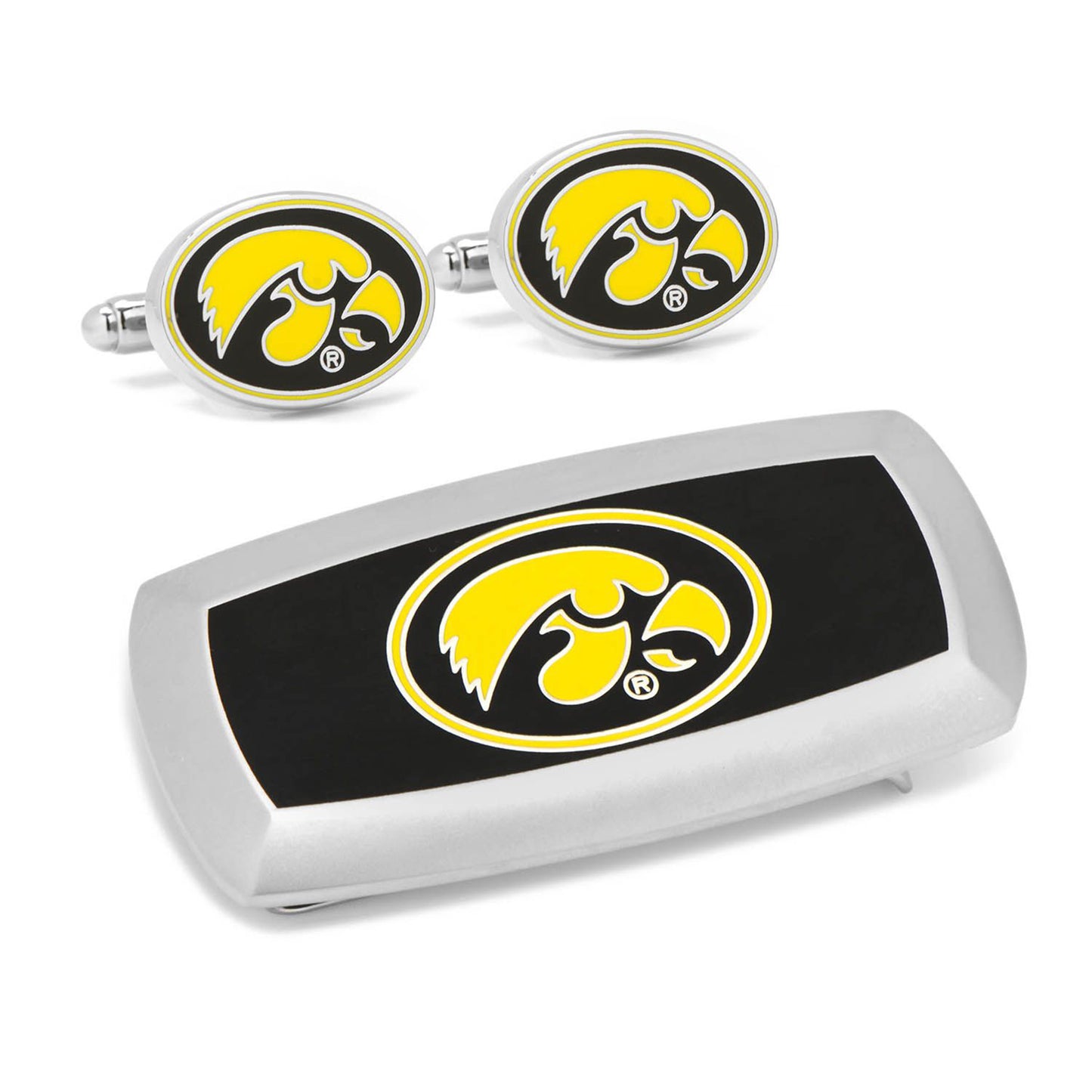 Iowa Hawkeyes Money Clip Gift Set