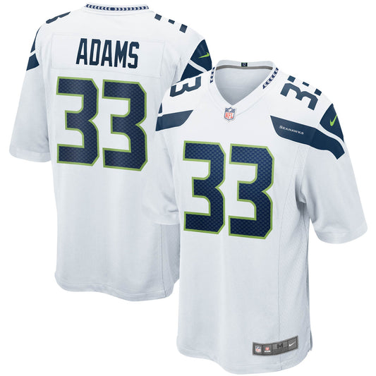 Men's Nike Jamal Adams White Seattle Seahawks Game Jersey