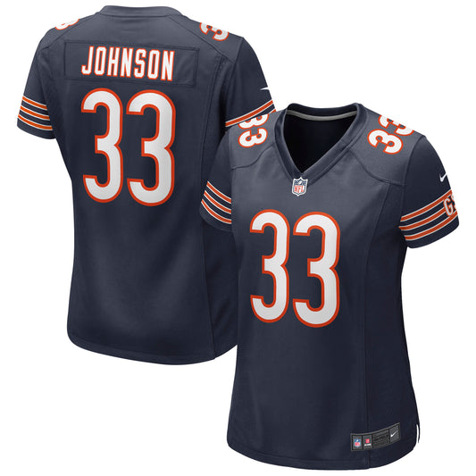 Women's Nike Jaylon Johnson Navy Chicago Bears Game Jersey
