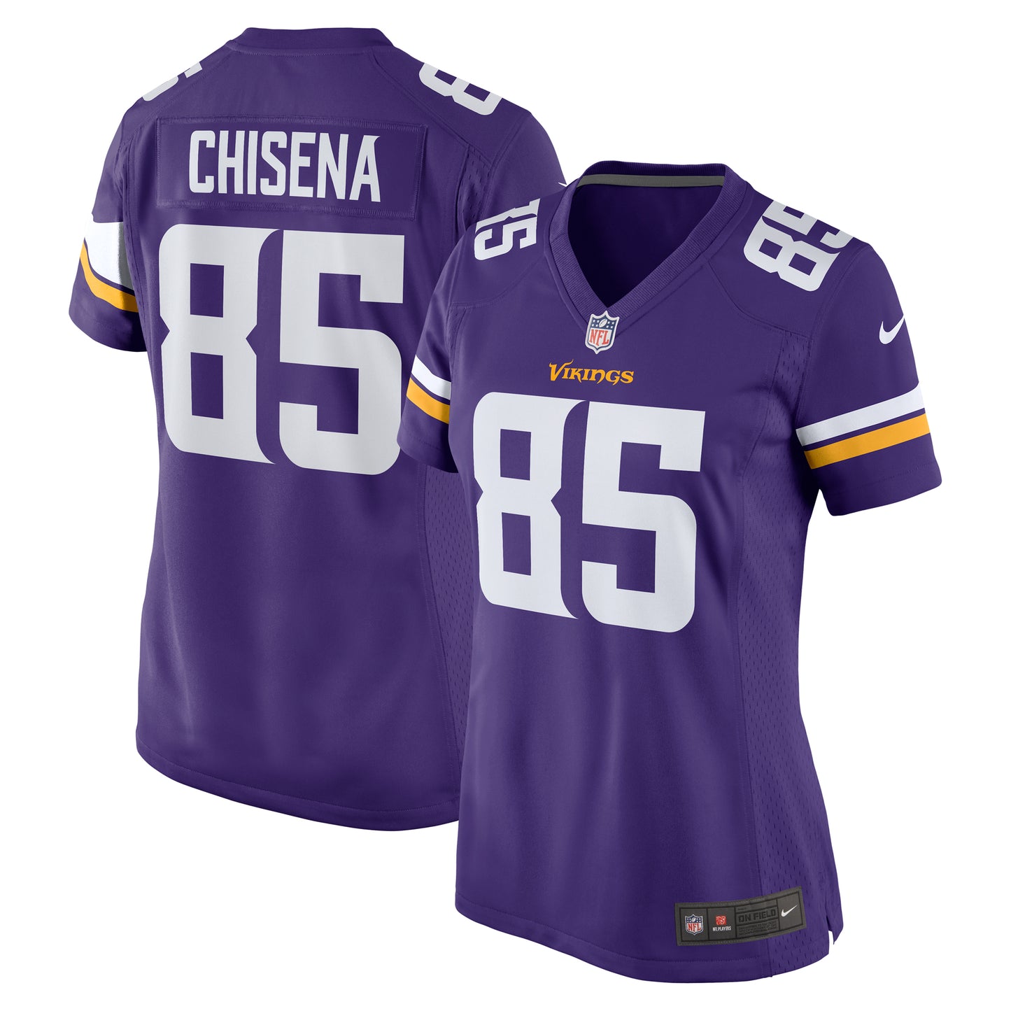 Women's Nike Dan Chisena Purple Minnesota Vikings Game Jersey