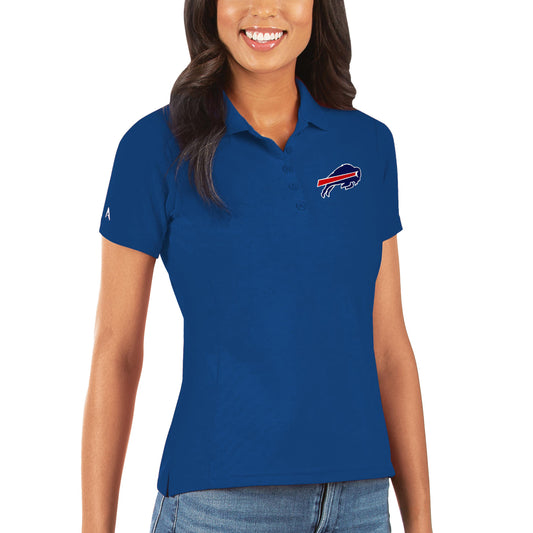 Women's Antigua Royal Buffalo Bills Legacy Pique Polo