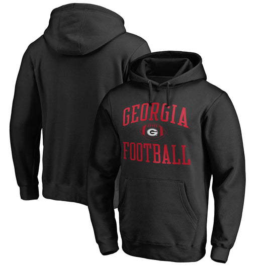 Men's Black Georgia Bulldogs First Sprint Pullover Hoodie