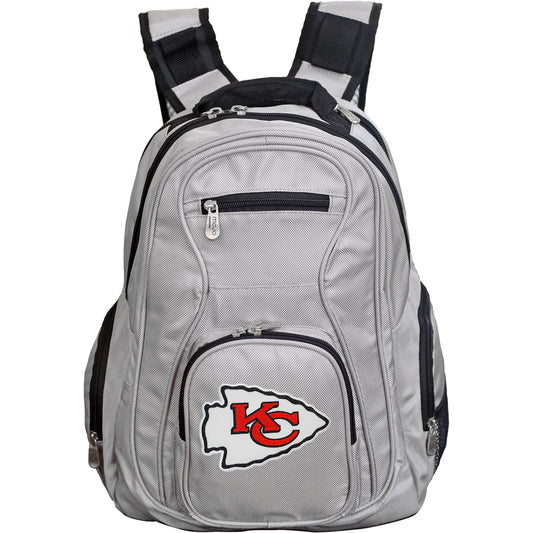 MOJO Gray Kansas City Chiefs Premium Laptop Backpack