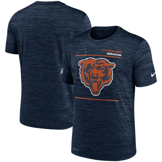 Men's Nike Navy Chicago Bears Sideline Velocity Legend Performance T-Shirt