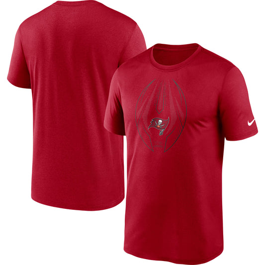 Men's Nike Red Tampa Bay Buccaneers Team Legend Icon Performance T-Shirt