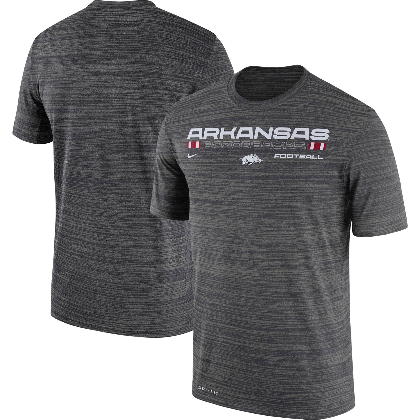 Men's Nike Charcoal Arkansas Razorbacks Velocity Legend Performance T-Shirt