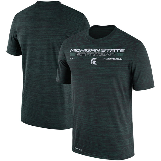 Men's Nike Green Michigan State Spartans Team Velocity Legend Performance T-Shirt