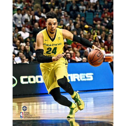 Dillon Brooks Oregon Ducks Unsigned Dribbling Photograph