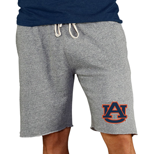 Men's Concepts Sport Gray Auburn Tigers Mainstream Terry Shorts