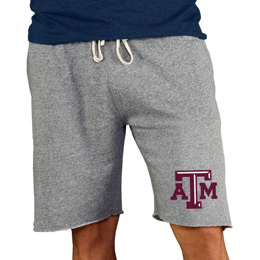 Men's Concepts Sport Gray Texas A&M Aggies Mainstream Terry Shorts