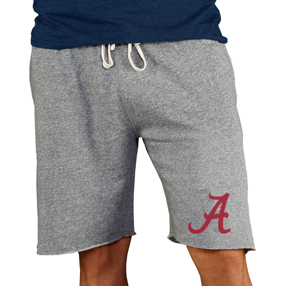 Men's Concepts Sport Gray Alabama Crimson Tide Mainstream Terry Shorts