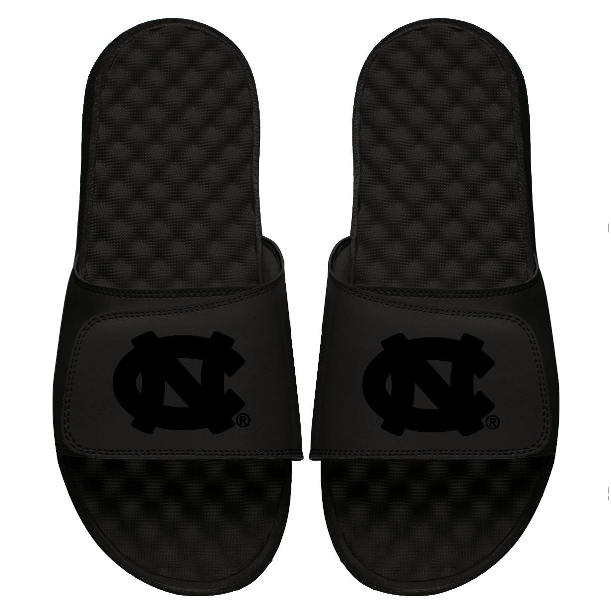 Men's ISlide Black North Carolina Tar Heels Primary Tonal Logo Slide Sandals