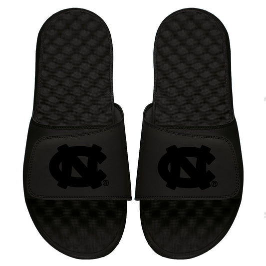 Men's ISlide Black North Carolina Tar Heels Primary Tonal Logo Slide Sandals