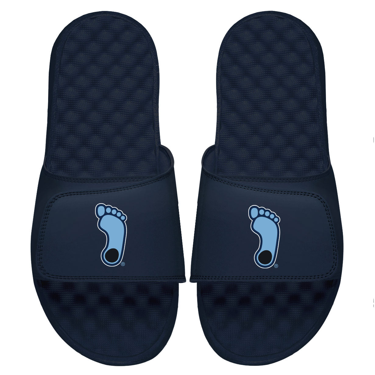 Youth ISlide Navy North Carolina Tar Heels Logo Slide Sandals