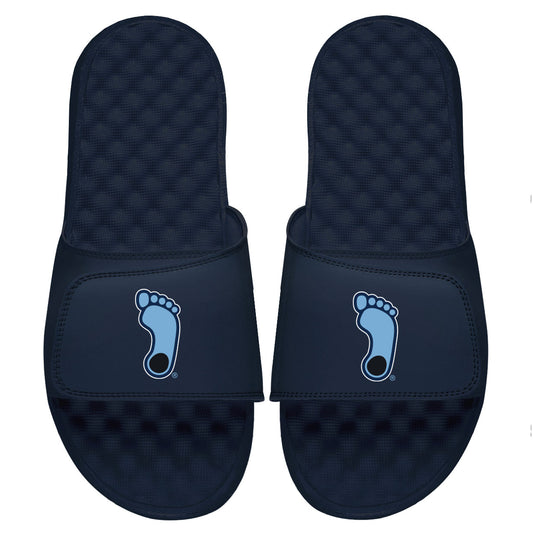 Youth ISlide Navy North Carolina Tar Heels Logo Slide Sandals