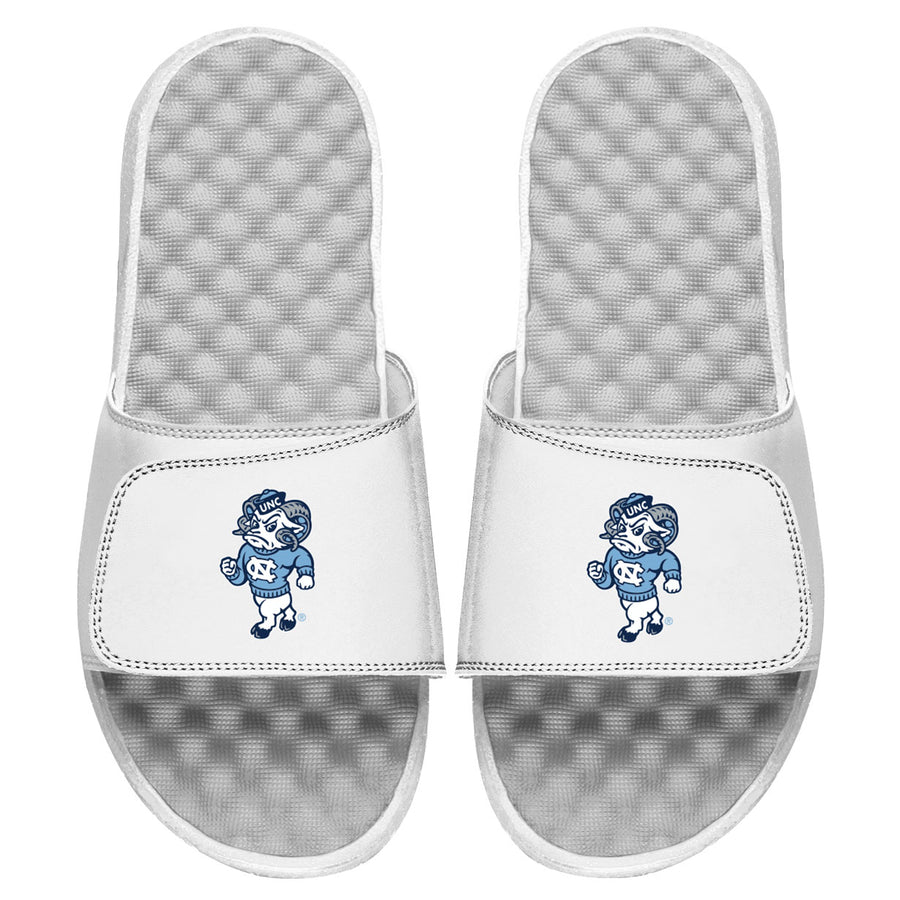 Youth ISlide White North Carolina Tar Heels Alternate Slide Sandals