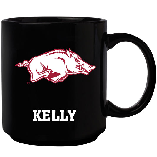 Black Arkansas Razorbacks 11oz. Personalized Mug