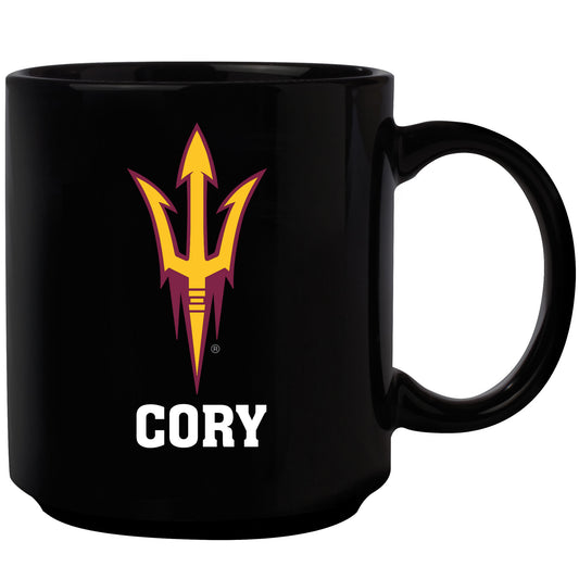 Black Arizona State Sun Devils 11oz. Personalized Mug