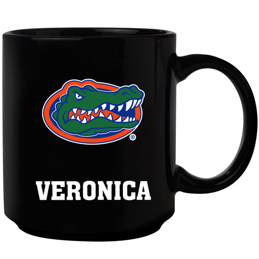 Black Florida Gators 11oz. Personalized Mug