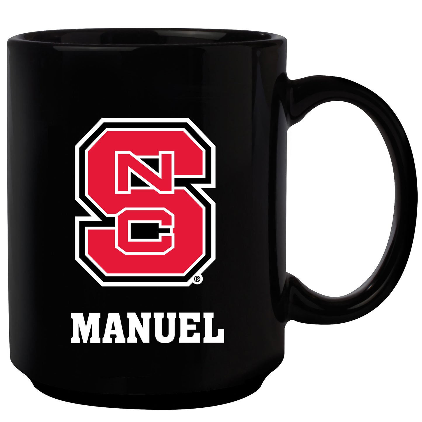 Black NC State Wolfpack 15oz. Personalized Mug