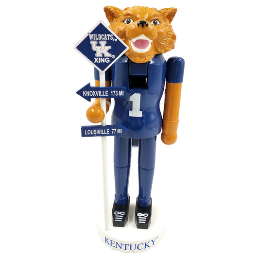 Royal/Gray Kentucky Wildcats 12'' Rivalry Nutcracker