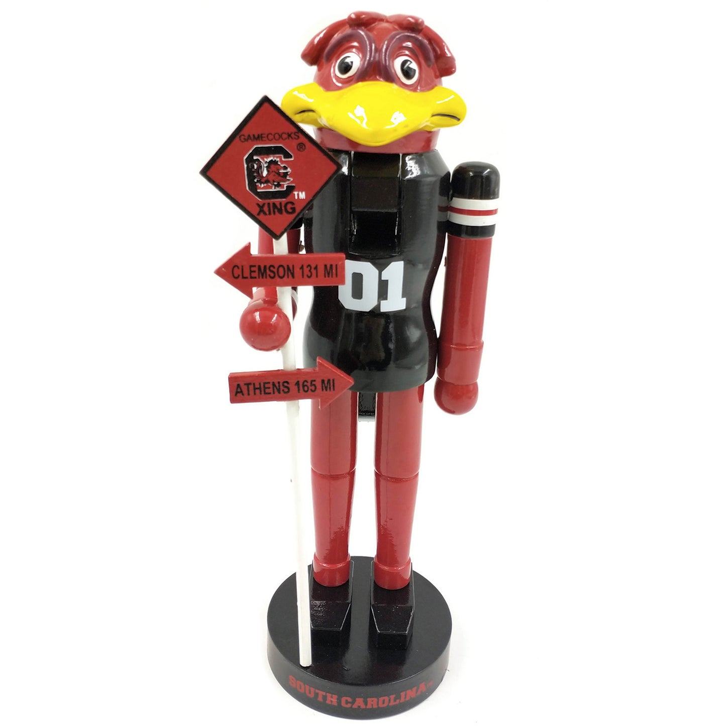 Garnet/Black South Carolina Gamecocks 12'' Rivalry Nutcracker