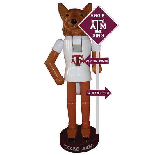 Maroon/White Texas A&M Aggies 12'' Rivalry Nutcracker