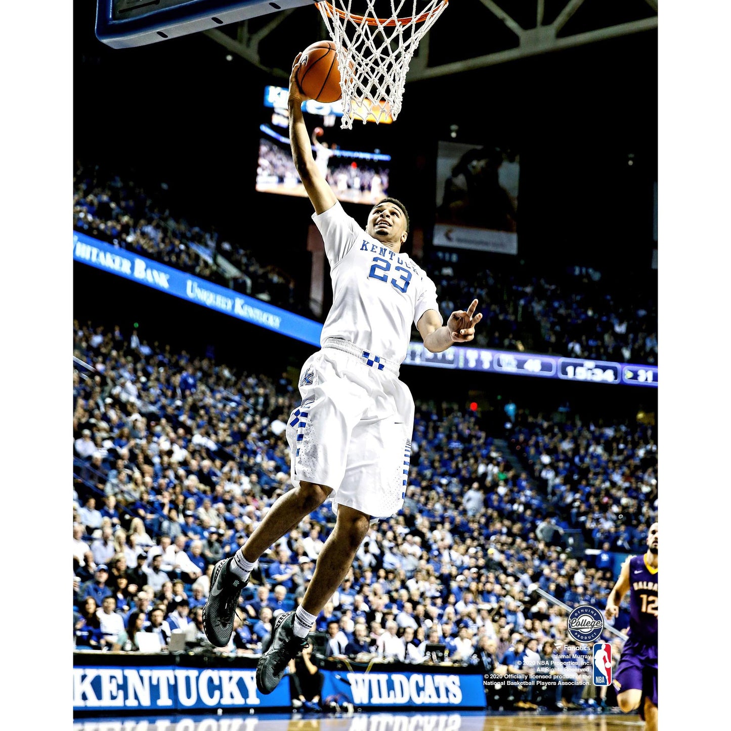 Jamal Murray Kentucky Wildcats Unsigned Dunking Photograph