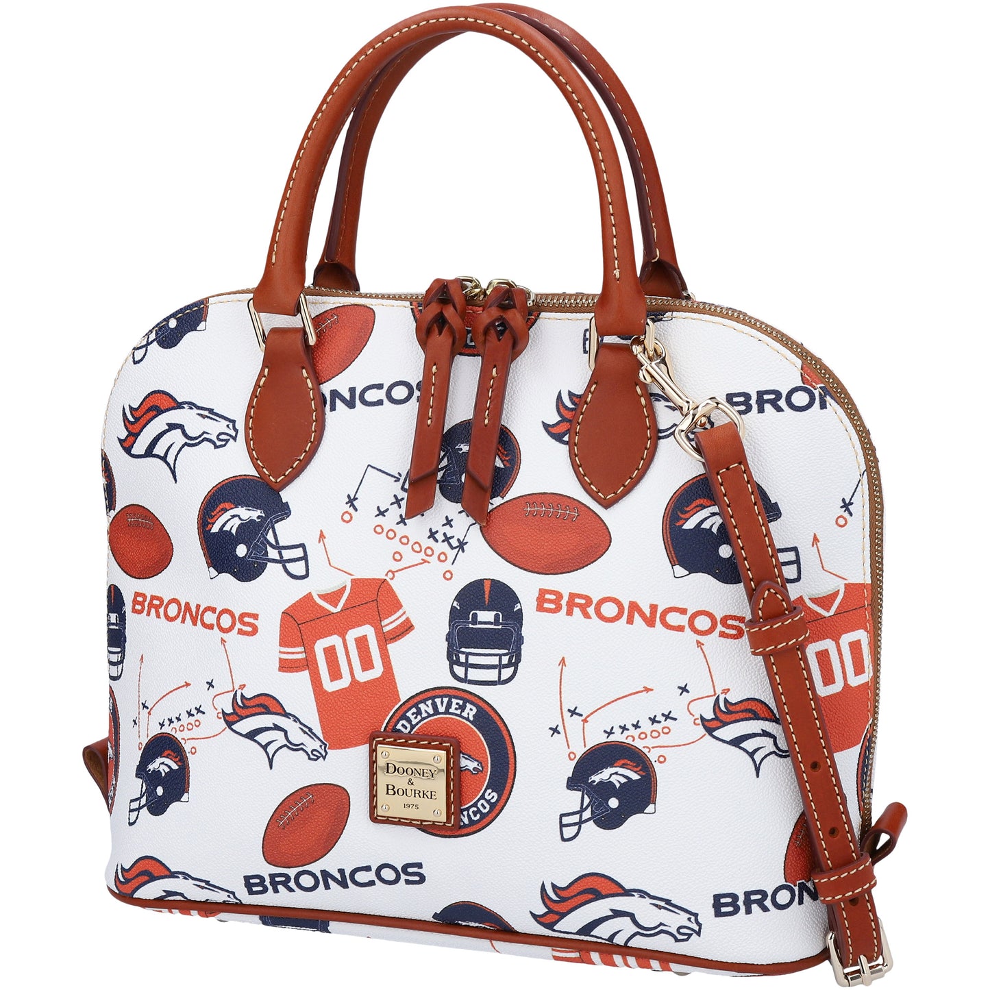 Women's Dooney & Bourke Denver Broncos Gameday Zip Zip Satchel