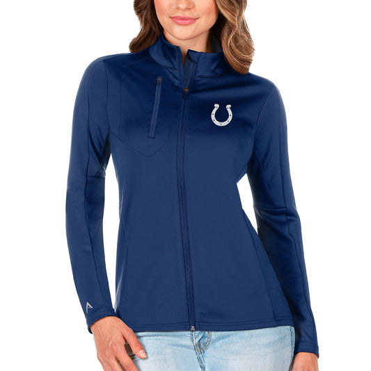 Women's Antigua Royal Indianapolis Colts Generation Full-Zip Jacket