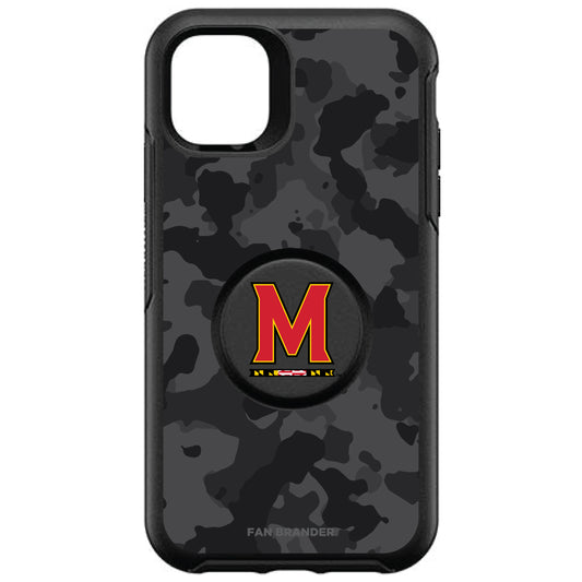 OtterBox x PopSockets Maryland Terrapins Otter + Pop Urban Camo Symmetry iPhone Case