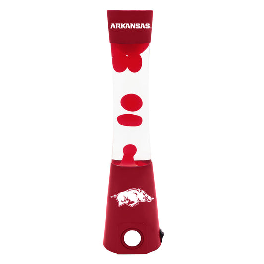 Arkansas Razorbacks Magma Lamp with Bluetooth Speaker