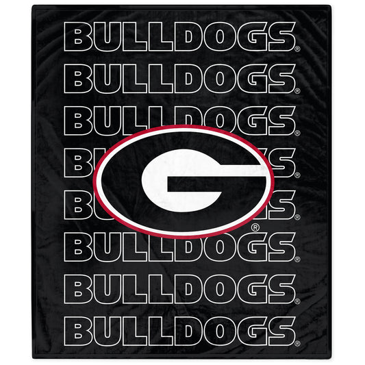 Georgia Bulldogs 60" x 70" Echo Wordmark Lightweight Blanket