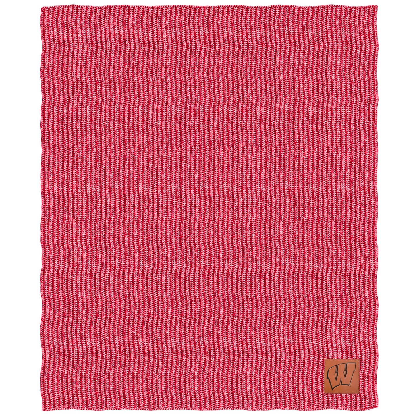 Wisconsin Badgers 60'' x 70'' Two-Tone Knit Blanket