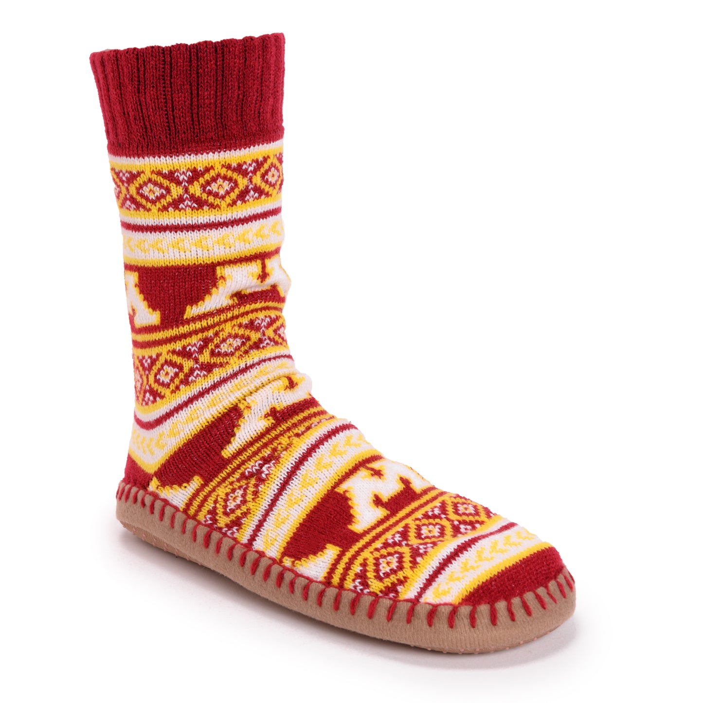 Muk Luks Maroon Minnesota Golden Gophers Team Game Day Slipper Socks