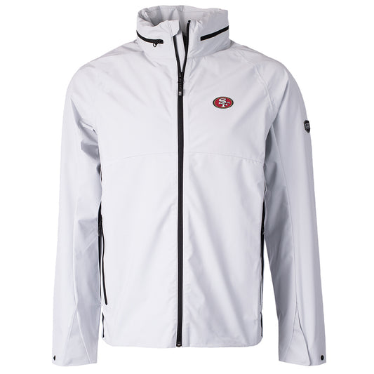 Men's Cutter & Buck White San Francisco 49ers Vapor Full-Zip Jacket