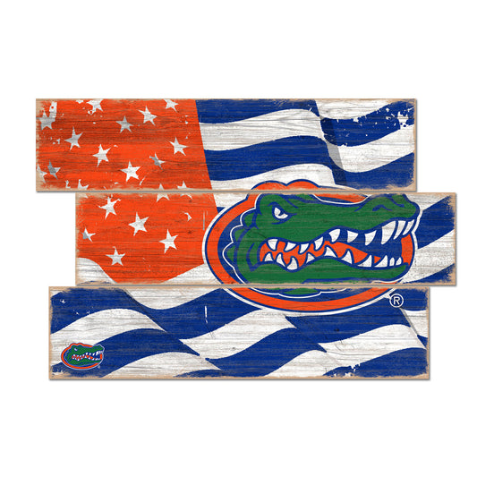 Florida Gators 3-Plank Team Flag