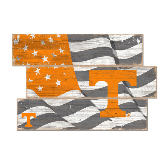Tennessee Volunteers 3-Plank Team Flag