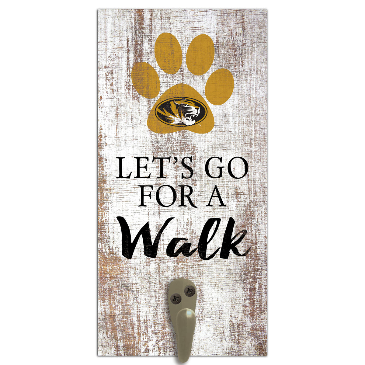 Missouri Tigers 6'' x 12'' Leash Holder Sign