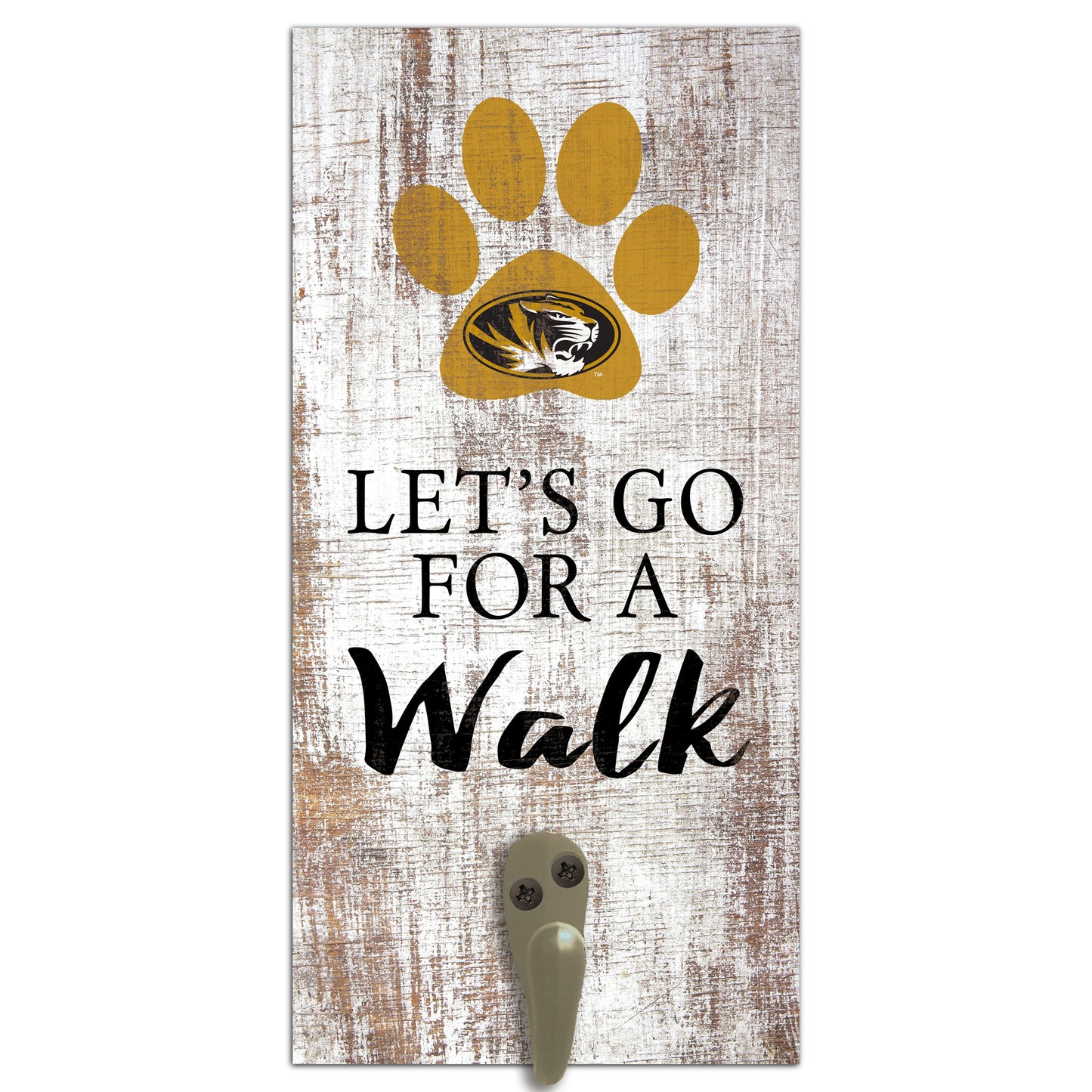 Missouri Tigers 6'' x 12'' Leash Holder Sign