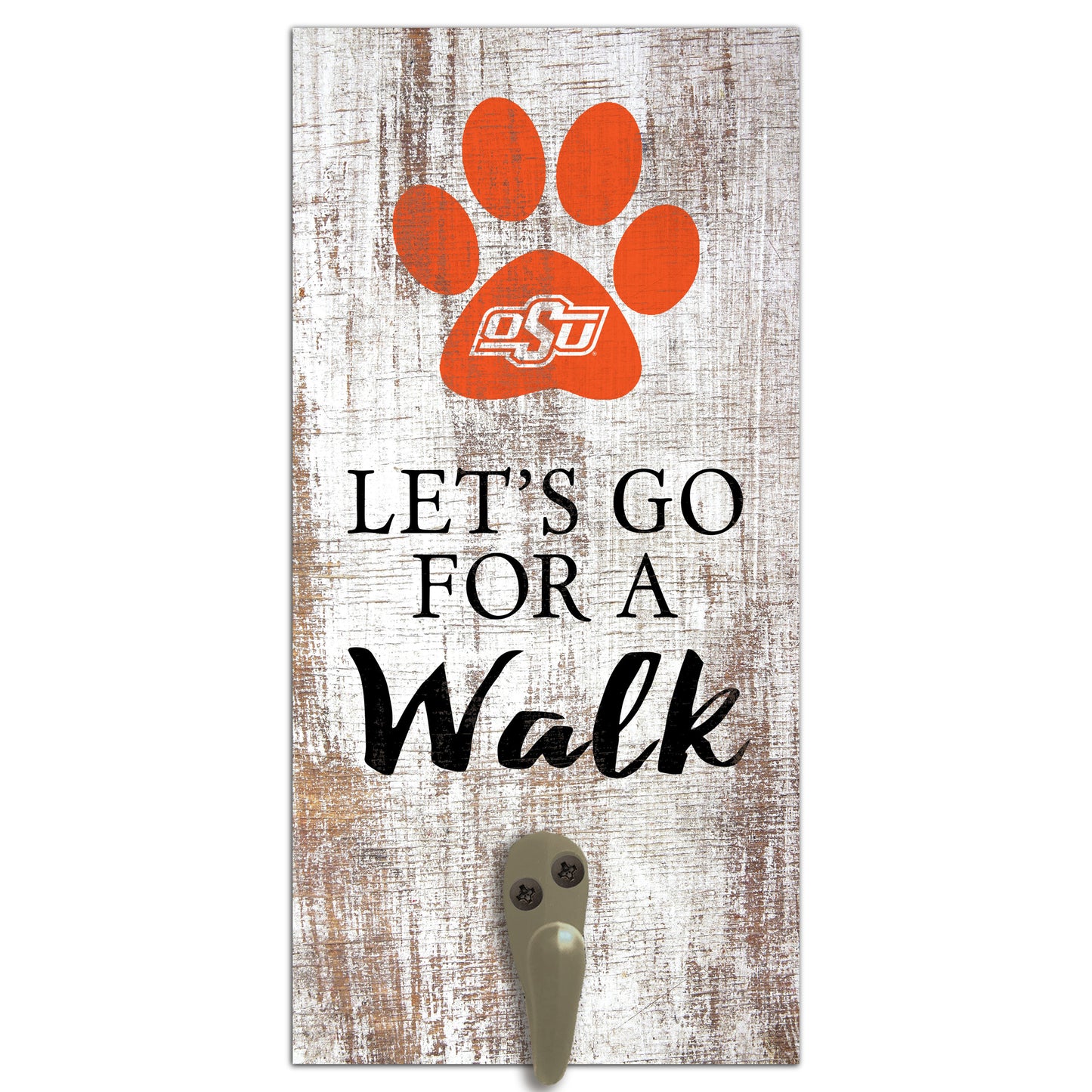 Oklahoma State Cowboys 6'' x 12'' Leash Holder Sign