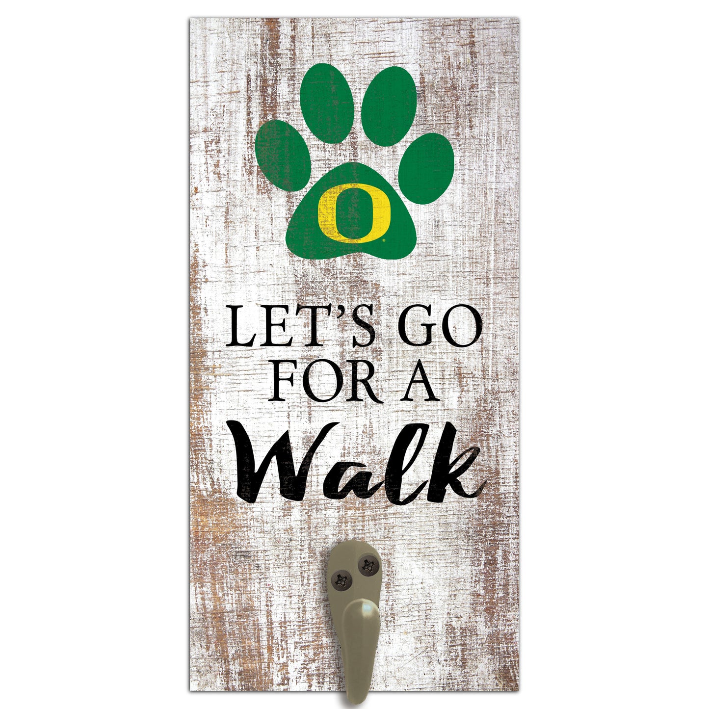 Oregon Ducks 6'' x 12'' Leash Holder Sign